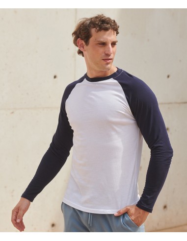 S-SF271-Mens Long Sleeved Baseball T